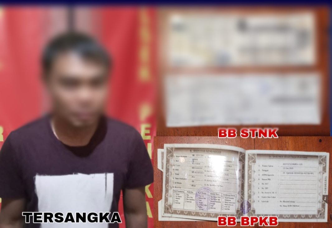 Diduga Pelaku Pencuri Motor Berhasil Dibekuk Srigala Unit Reskrim Polsek Penukal Abab