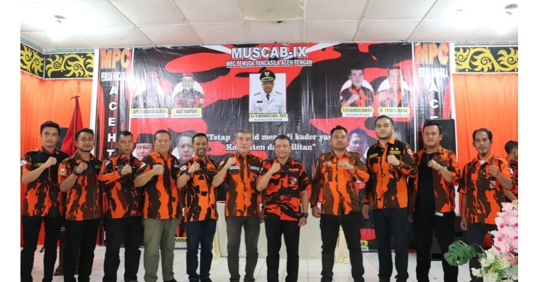 Pj. Bupati Aceh Tengah Tutup Muscab Ke-IX Majelis Pimpinan Cabang Pemuda Pancasila