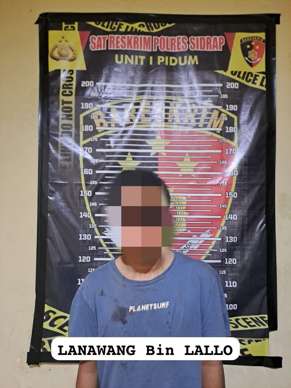 Polres Sidrap Amankan Satu Orang Pencuri Gabah yang Diamuk Warga