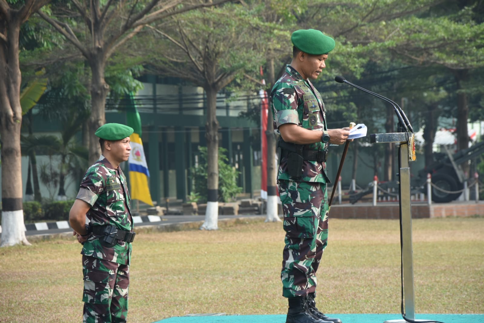 Danrindam Jaya Kolonel Inf Suwondo, S.I.P Resmi Menutup Diklat Kolaborasi Integrasi Dikmata TNI AD dengan Diktukta POLRI TA 2023