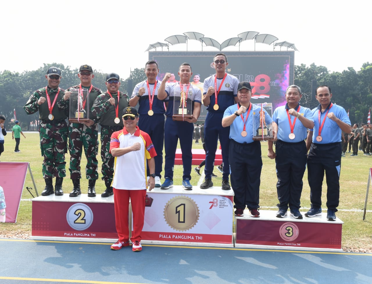 Kontingen TNI AD Pertahankan Predikat Juara Umum Piala Panglima TNI