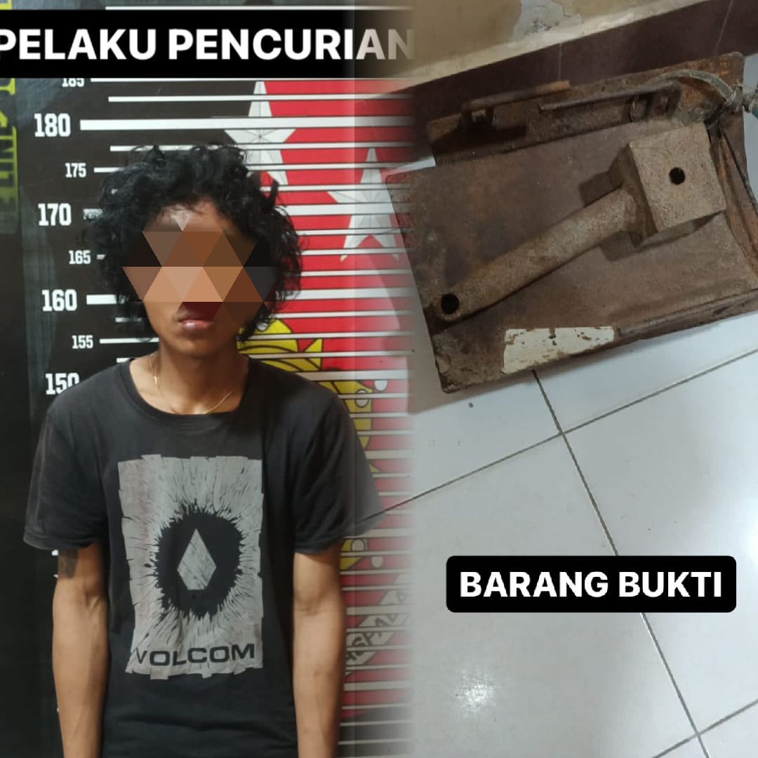 Curi Alat Dompeng Pria Ini Diamankan Polsek Dua Pitue Polres Sidrap