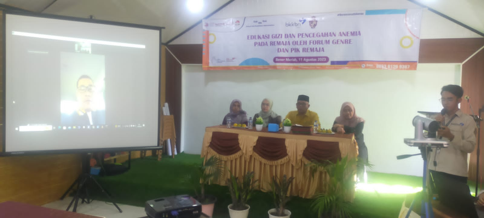 Pj Bupati Bener Meriah Buka Acara Edukasi Gizi dan Pencegahan Anemia Pada Remaja