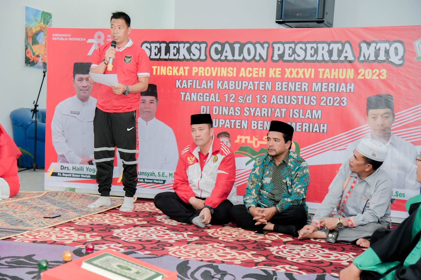 Dinas Syariat Islam Bener Meriah Seleksi Calon Peserta MTQ Tingkat Provinsi Aceh