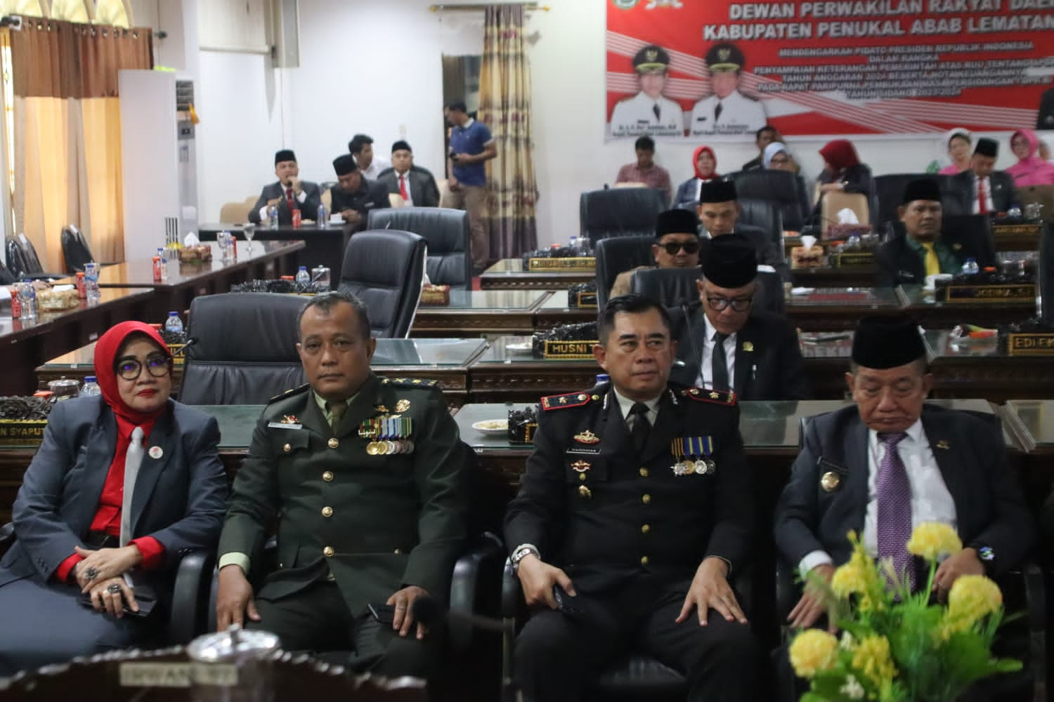 Wabup Hadiri Rapat Paripurna DPRD, Dengan Tema, Terus Maju Untuk PALI Cemerlang