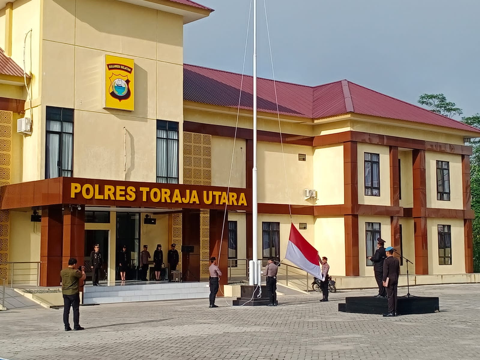 Polres Toraja Utara Gelar Upacara Peringatan HUT Kemerdekaan RI ke-78