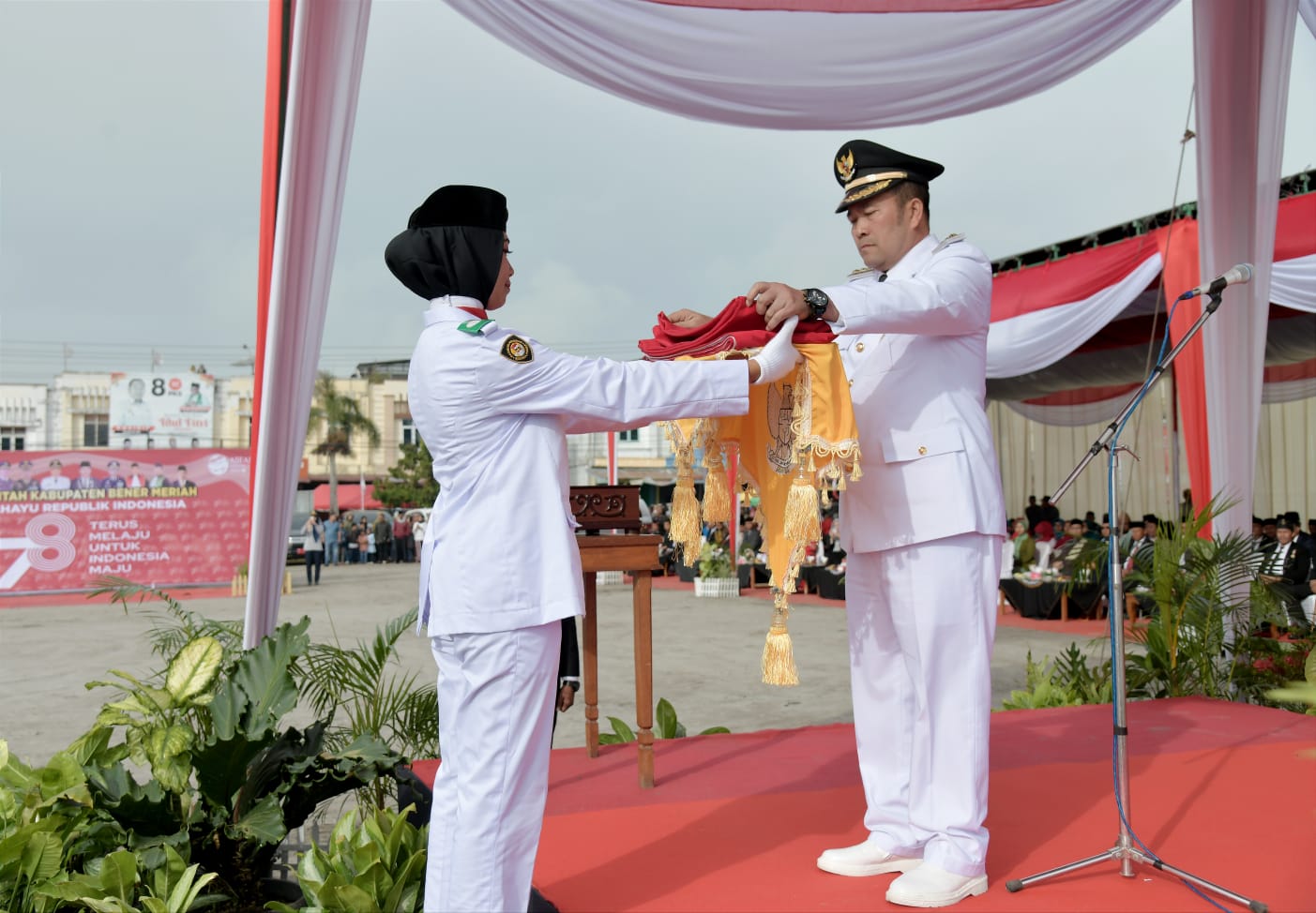 Upacara Peringatan HUT ke-78 Kemerdekaan RI di Bener Meriah Berlangsung Khidmat