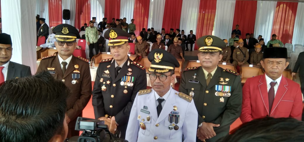 Upacara HUT ke-78 Republik Indonesia di Aceh Timur