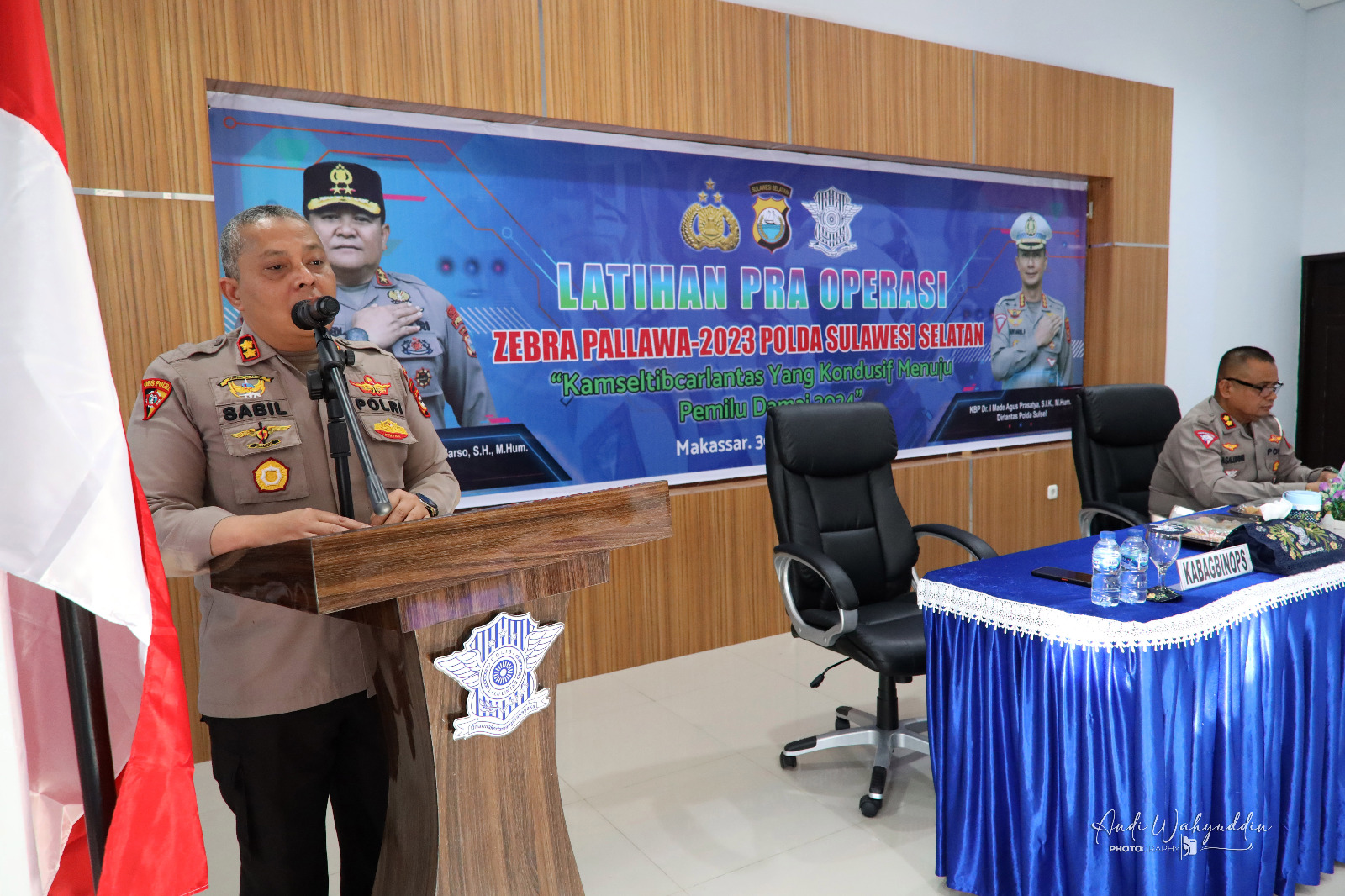 Ditlantas Polda Sulsel Gelar Latpraops Operasi Zebra Pallawa 2023