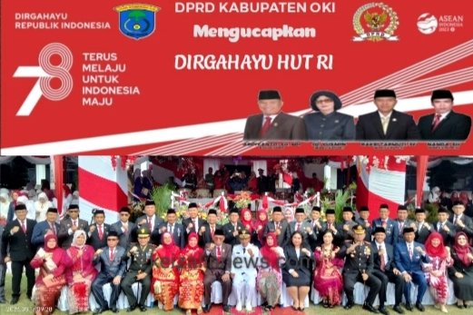 Ketua DPRD Kabupaten OKI Ikuti Rangkaian Kegiatan peringatan HUT RI ke 78