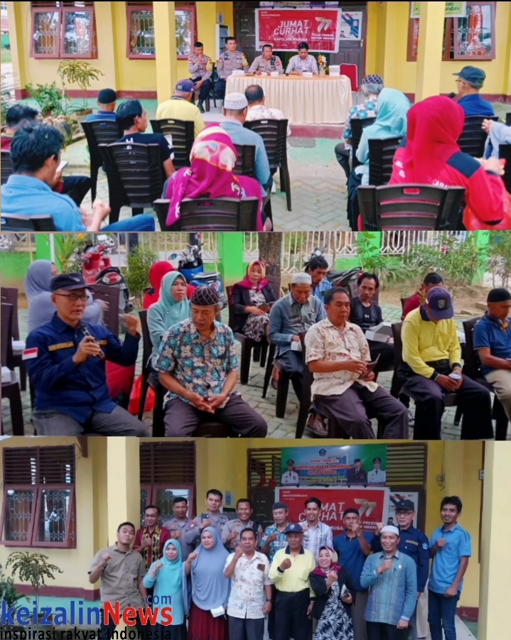 Kapolsek Baruga Kembali Jumpai Warga Pondambea Dalam Rangka Giat Jumat Curhat Di Wilkumnya.