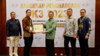 MEDCO E&P MALAKA RAIH PENGHARGAAN KECELAKAAN NIHIL 2023 DARI MENTERI KETENAGAKERJAAN