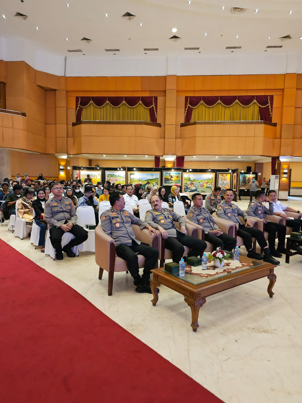 Meriahkan HUT ke-78 RI, Lemdiklat Polri Gelar Lomba Lukis