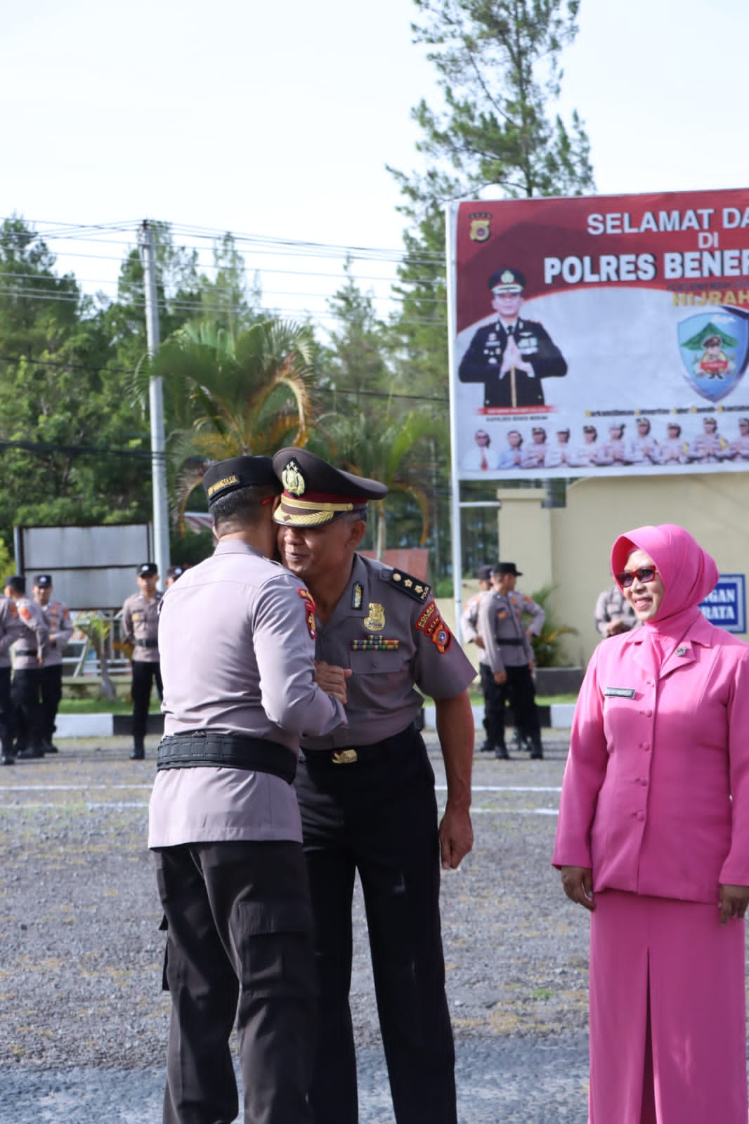 Kabag Ren Polres Bener Meriah Kompol Sabliansyah Mendapat Kenaikan Pangkat Pengabdian Menjadi AKBP