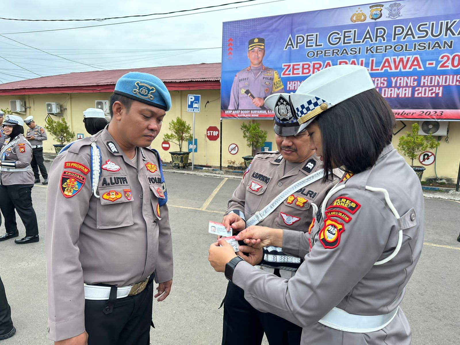 Propam Polres Bone Gelar Penertiban Internal Personel Satlantas, Begini Hasilnya