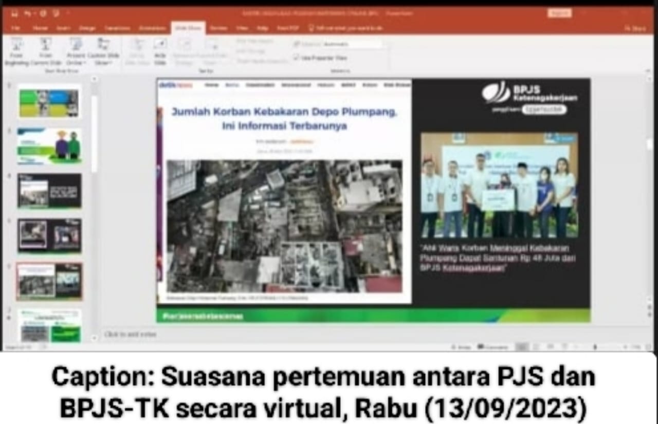 PJS dan BPJS-TK Siap Lakukan Kerjasama Perlindungan dan Keselamatan Wartawan