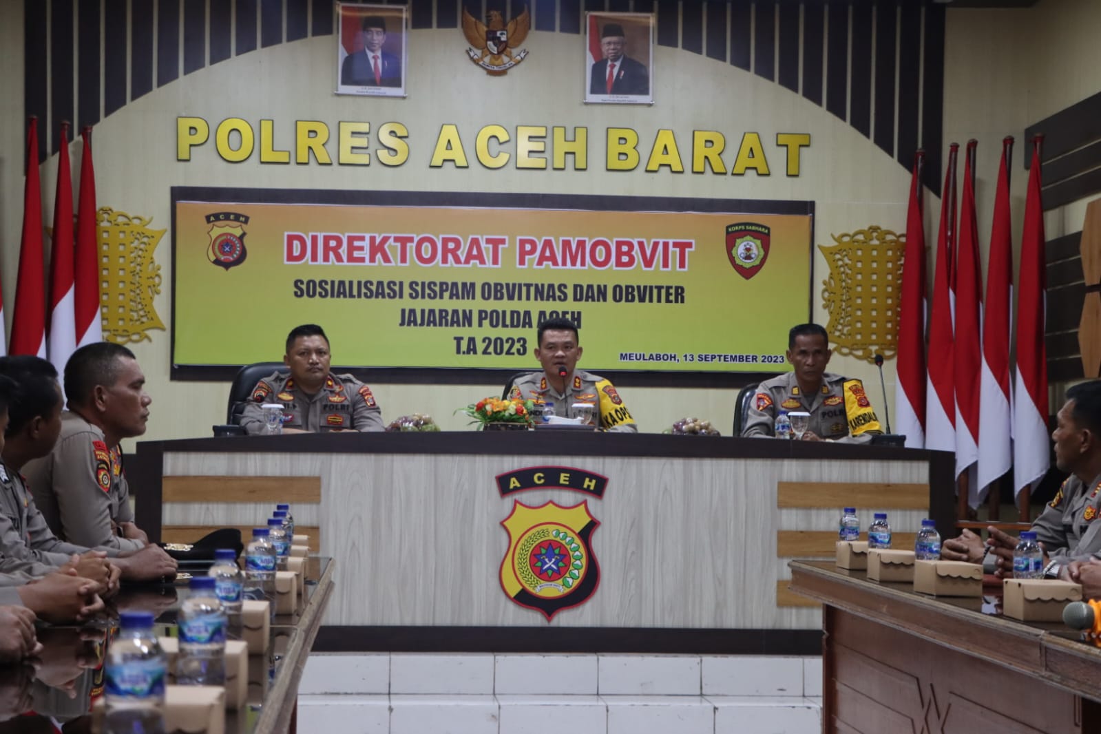 Ditpamobvit Polda Aceh Sosialisasi Sispam Obvitnas dan Obviter ke Polres Jajaran