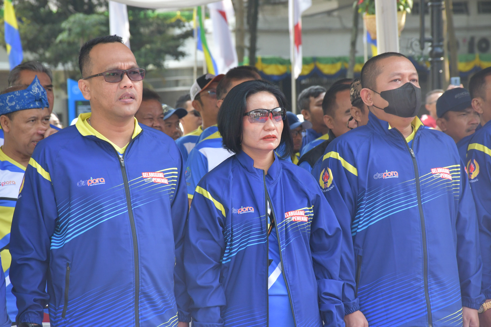 Komandan Lanal Bandung Bersama Unsur Forkopimda Kota Bandung Hadiri Acara Peringatan Hari Olahraga Nasional ke-40 Tingkat Kota Bandung Tahun 2023