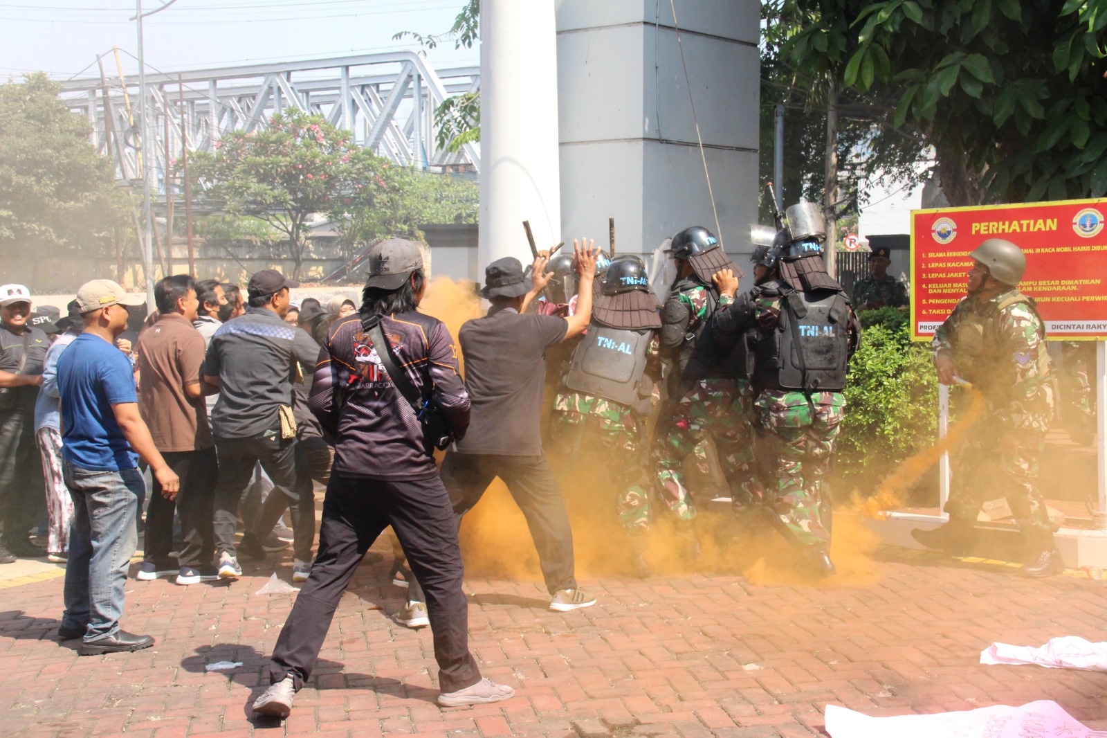 DANLANTAMAL III JAKARTA MENINJAU PELAKSANAAN UJI TERAMPIL GLAGASPUR HANLAN PHH