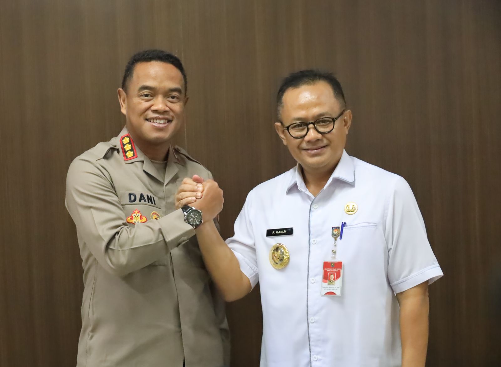 PJ Walikota Bekasi Raden Gani Muhamad  Sambangi Mapolres Metro Bekasi Kota