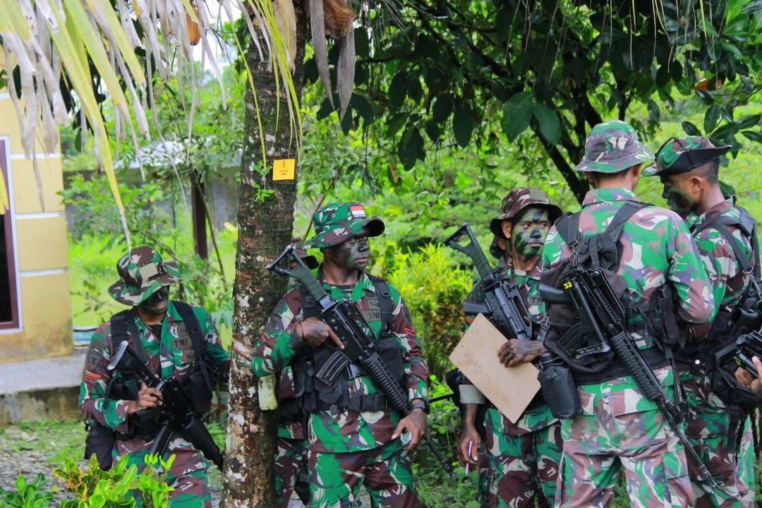 Asah Otak Prajurit Raja, Yonif Raider 754 Gelar Lomba Navigasi Darat