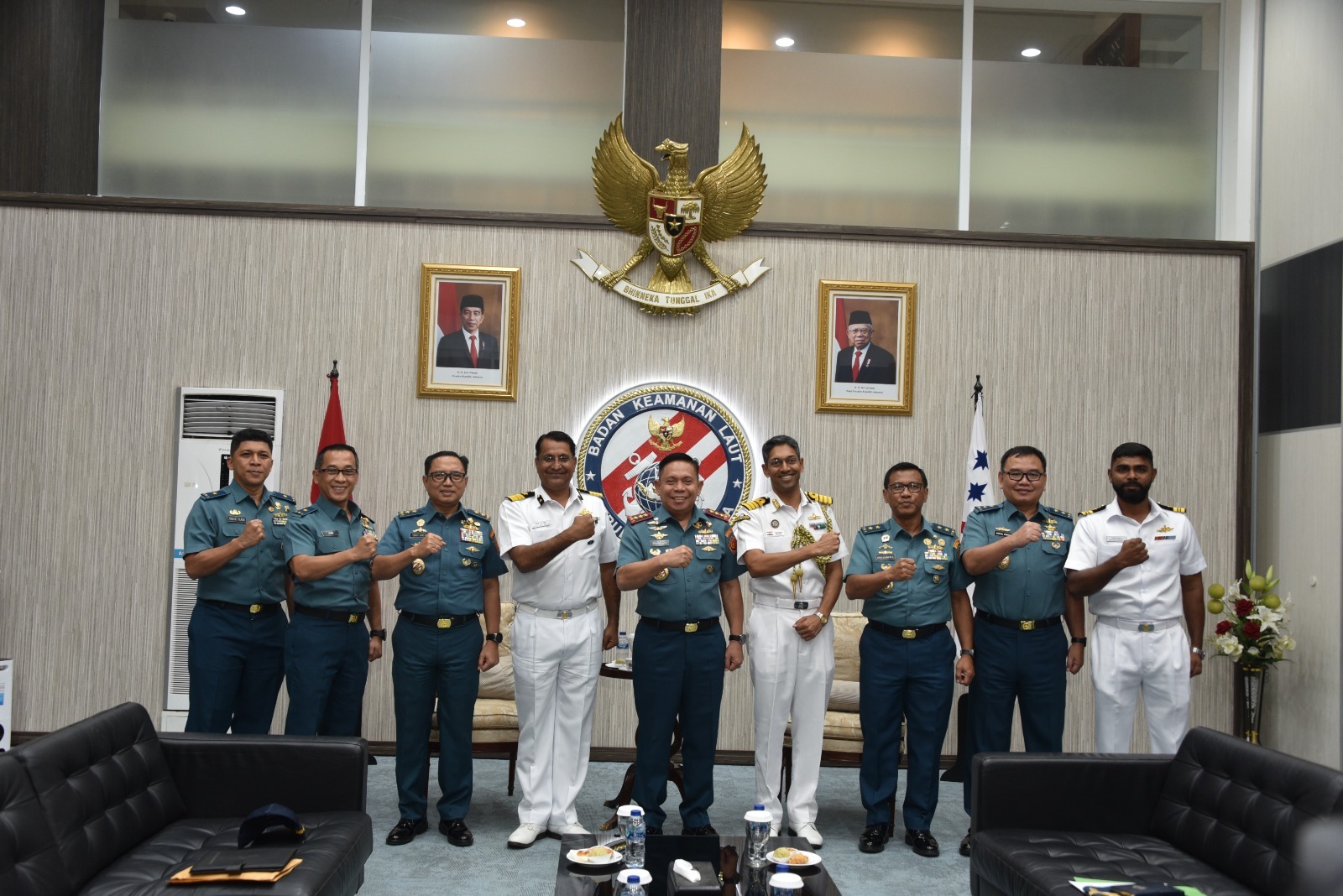 Kepala Bakamla RI Terima Courtesy Call Indian Coast Guard (ICG)