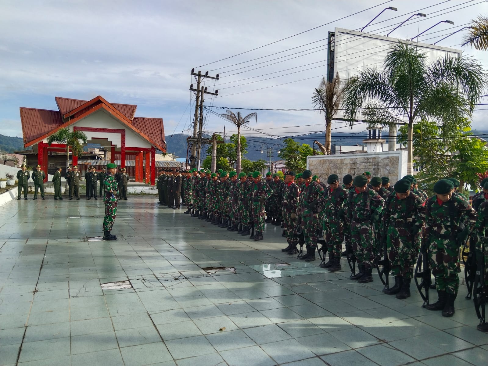 HUT TNI Ke-78, Kodim 0119/BM Laksanakan Ziarah Gabungan Ke TMP