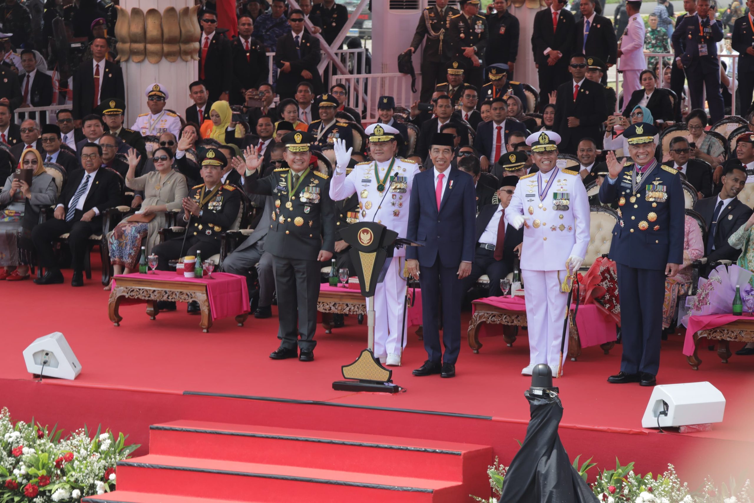 Pangdam Jaya Hadiri Upacara Parade dan Defile HUT ke-78 TNI Tahun 2023