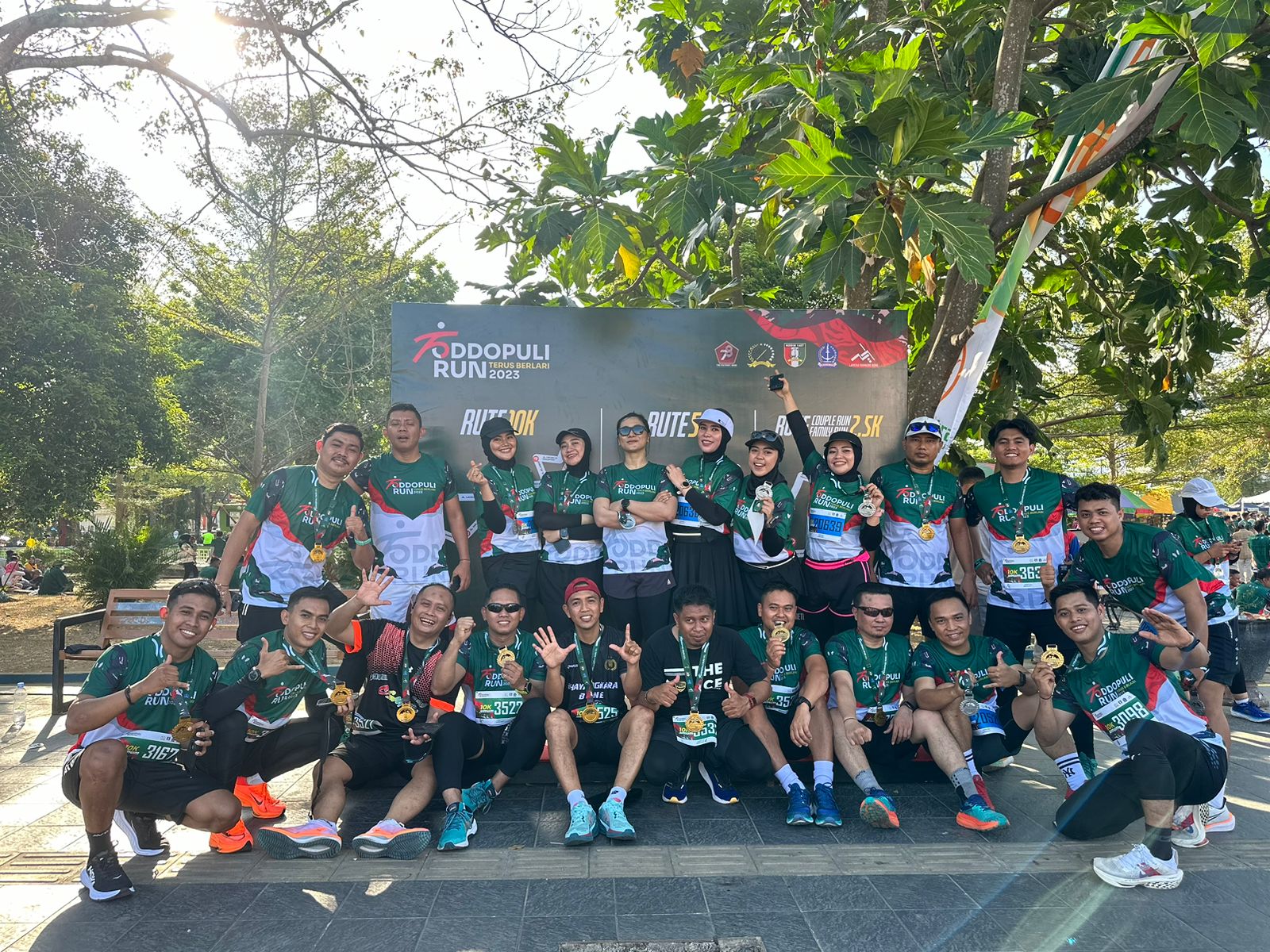 Bhayangkara Bone Runners Turut Meriahkan Toddopuli Run