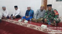 Babinsa Koramil 07/KB Sertu Moh Syawal Hadiri Giat Peringatan Maulid Nabi di Wilayah Binaan