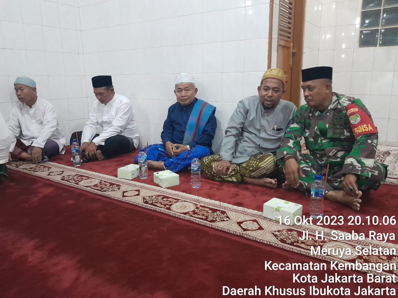 Babinsa Koramil 07/KB Sertu Moh Syawal Hadiri Giat Peringatan Maulid Nabi di Wilayah Binaan