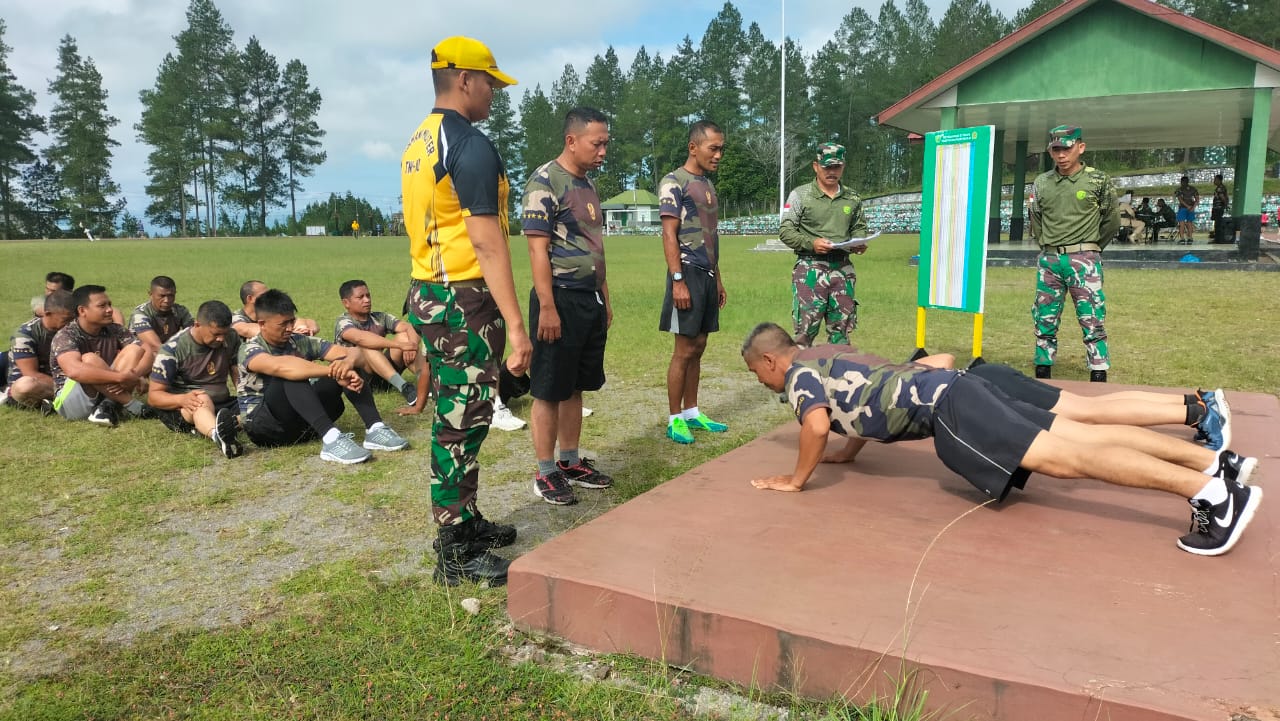 Cek Kebugaran Prajurit Kodim 0119/BM