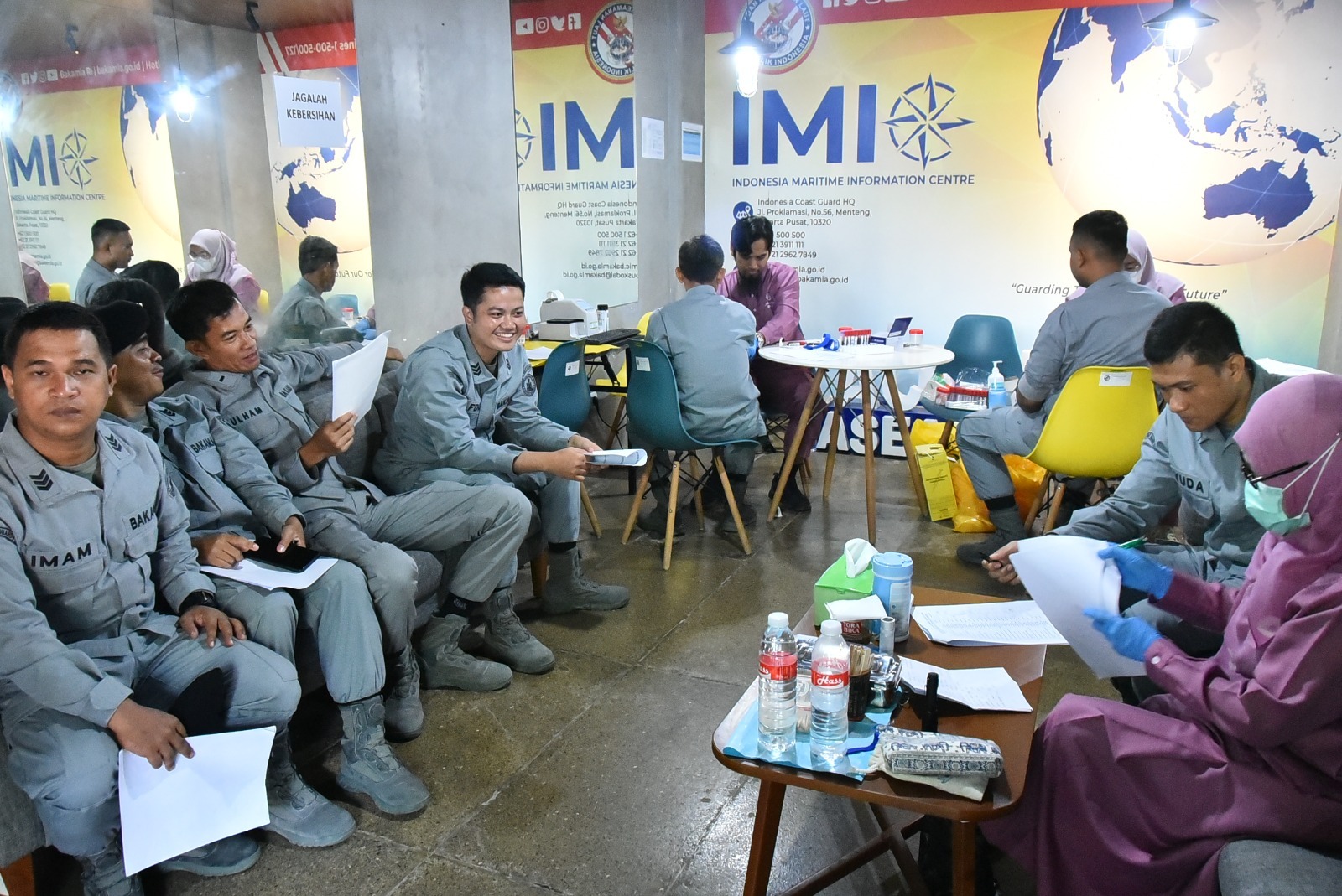 Jelang Coast Guard Basic Training, Personel PPPK Bakamla RI Jalani Test Kesehatan