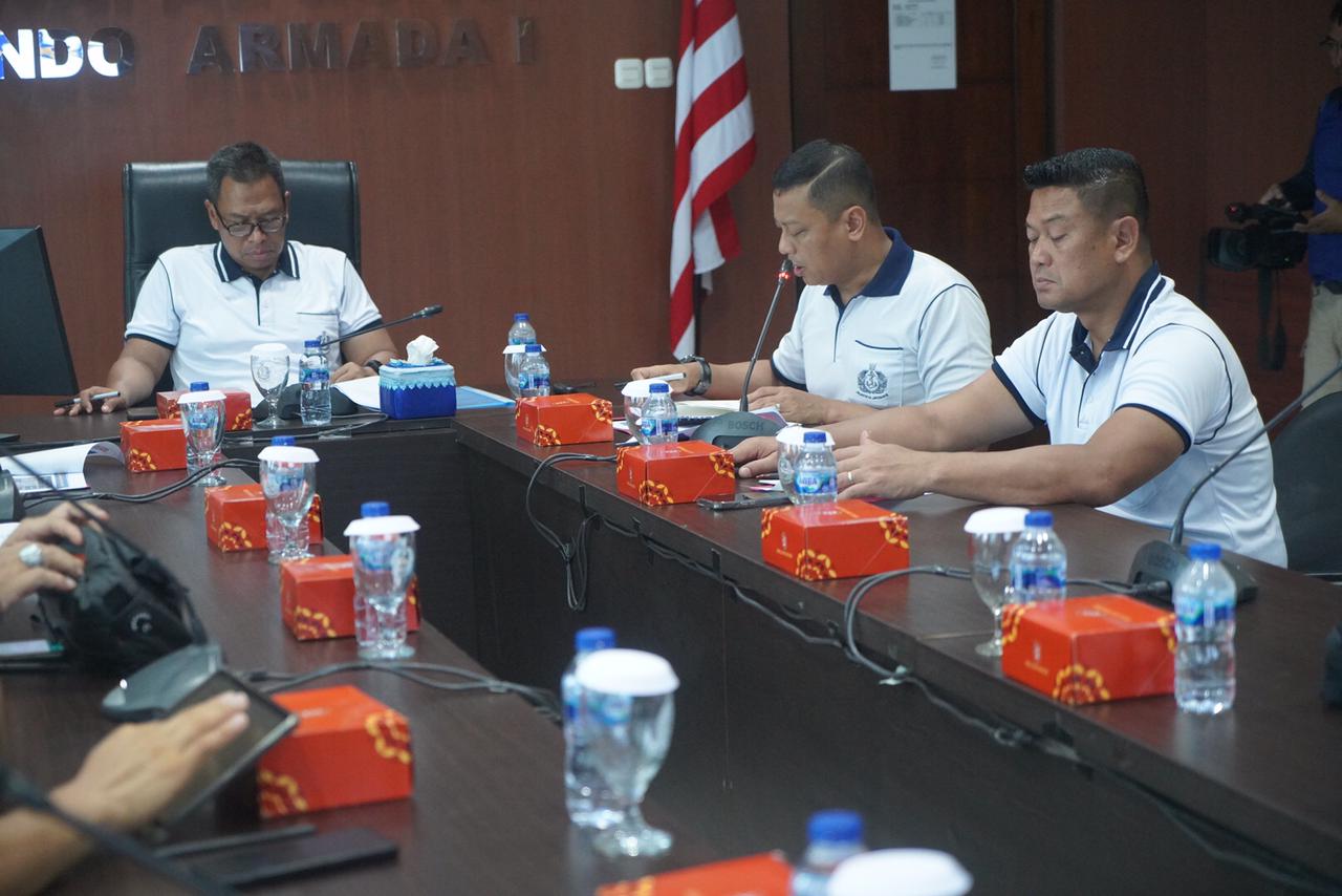 DANLANTAMAL III JAKARTA HADIRI RAPAT KESIAPAN HARI ARMADA TAHUN 2023