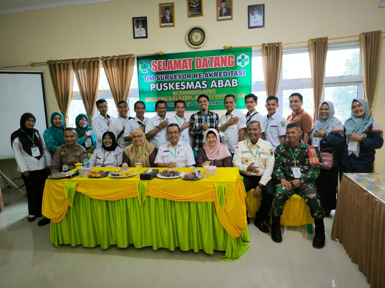 Polsek Penukal Abab Hadiri Rapat Lintas Sektoral Pendampingan Penilaian Akreditasi Puskesmas