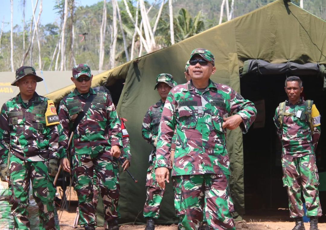 Staf Latihan Angkatan Darat Tinjau Pelaksanaan Latsiap Pratugas Yonif 509 Kostrad TA 2023