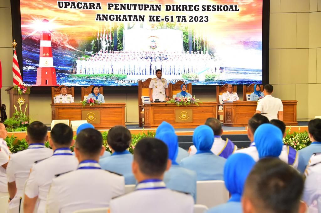 Kasal : Pendidikan Sekolah Staf dan Komando TNI AL Sebagai Center of Excellent on Naval and Maritime Science