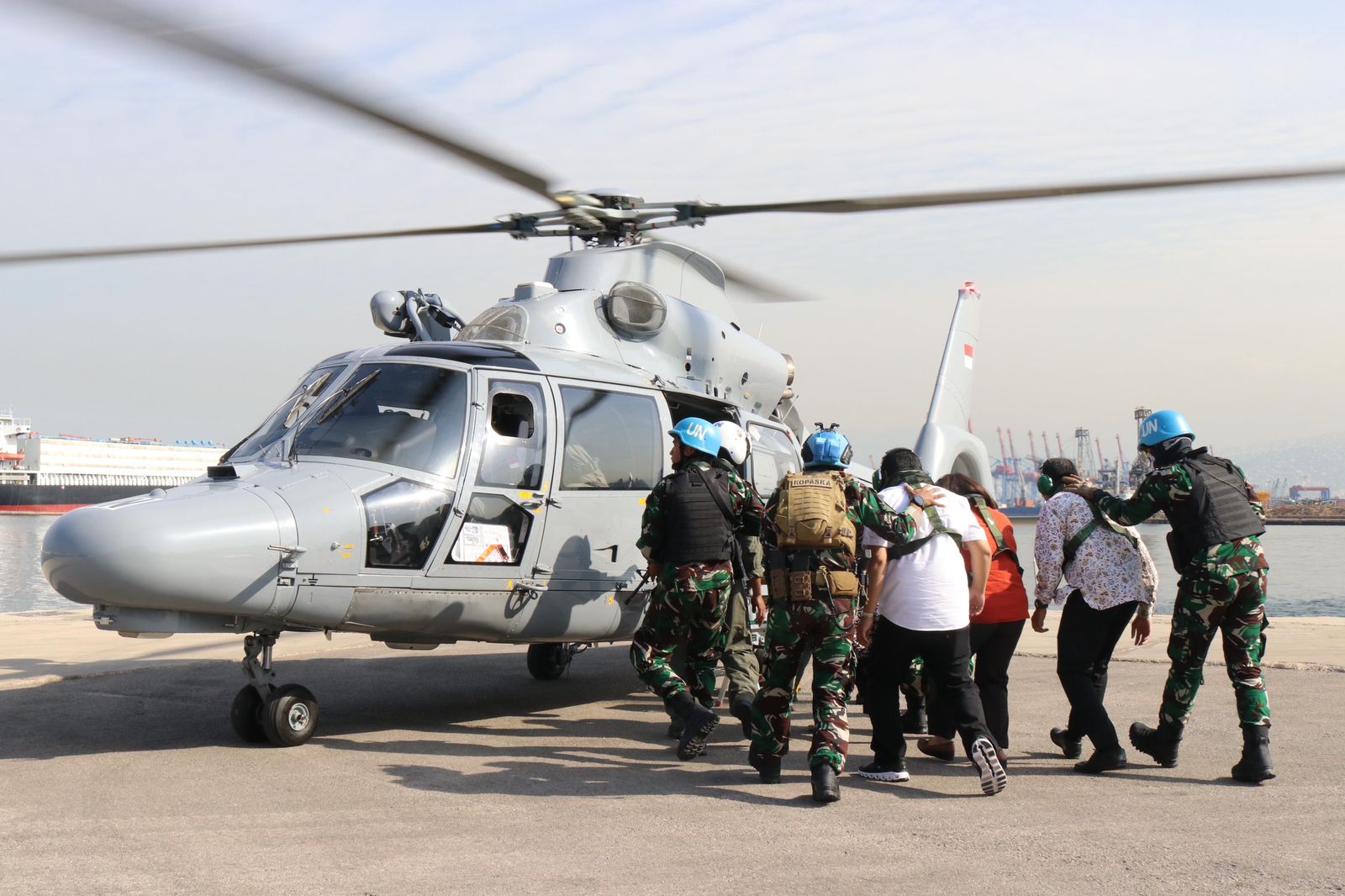 Satgas MTF TNI Konga XXVIII-N UNIFIL Gelar Latihan Kontijensi Siaga – Waspada Eskalasi Konflik di Lebanon