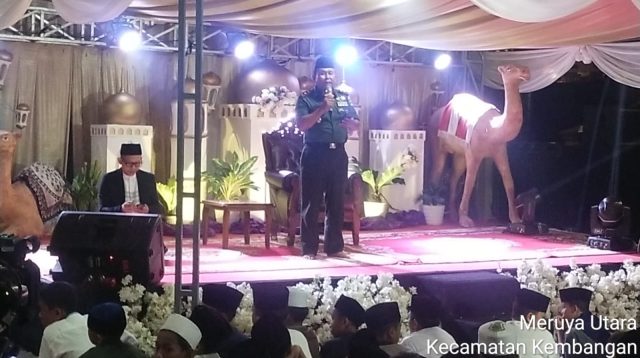 Hadiri Peringatan Maulid Nabi Muhammad SAW,Ini Kata Danramil 07/KB Mayor Kav Dwi Joko Purnomo 