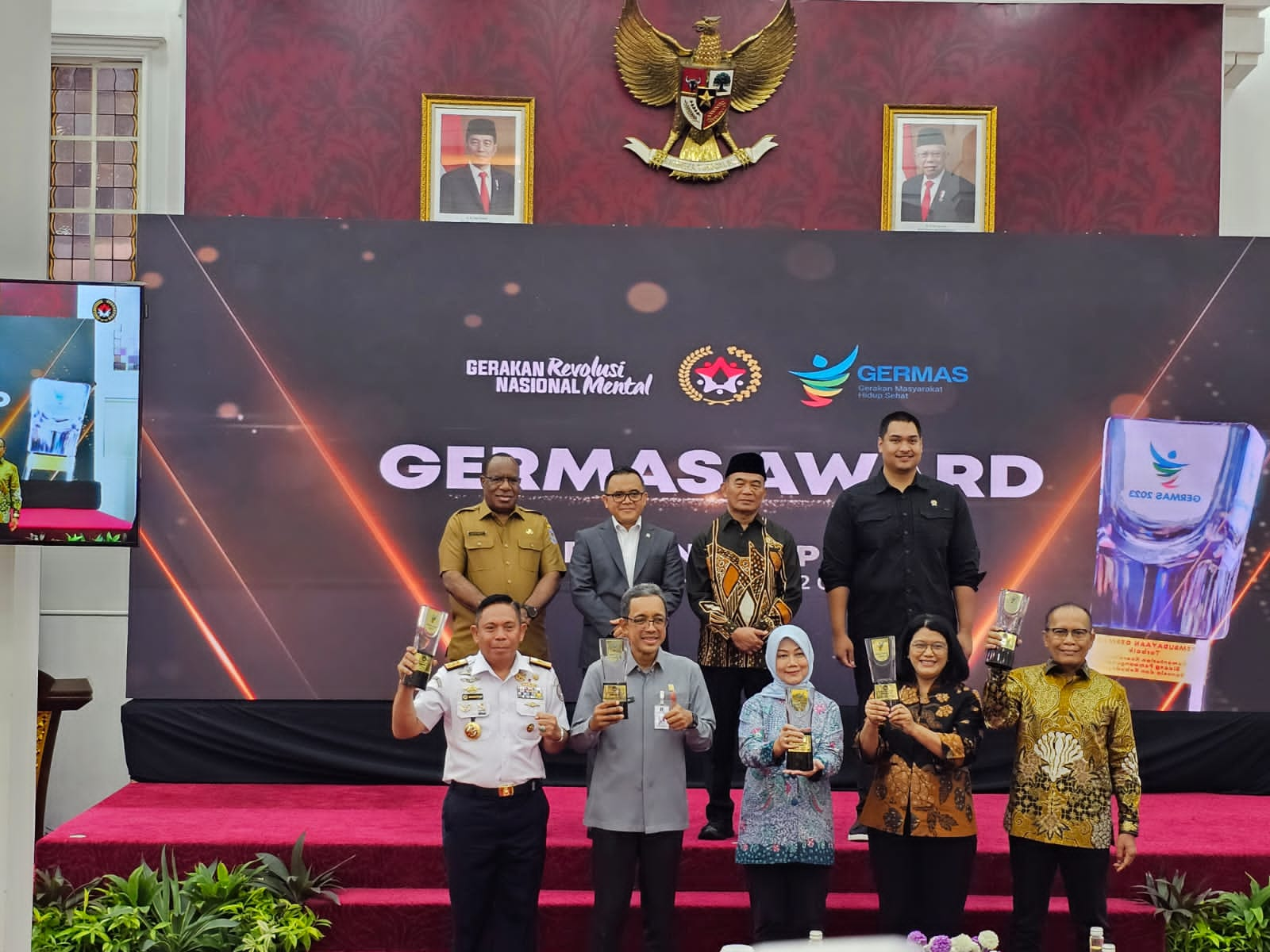 Siaran Pers: Kemenkumham Meraih Terbaik Kedua dalam Penghargaan Germas Award Tahun 2023