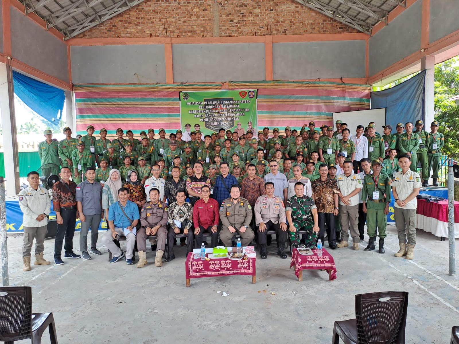 Polsek Tanah Abang Hadiri Sosialisasi Persiapan Satlinmas Pengamanan Pemilu Serentak Tahun 2024