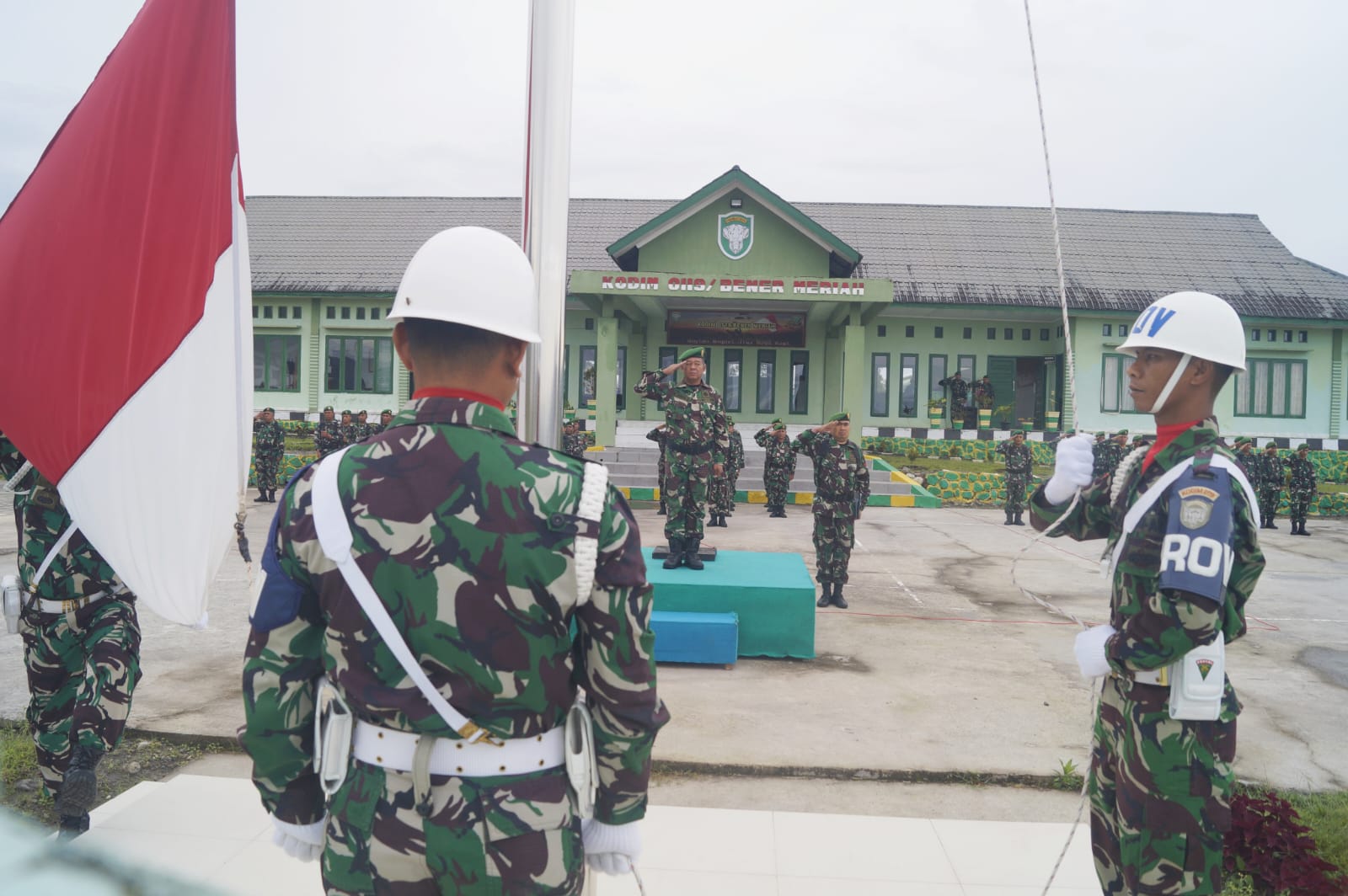 Kodim 0119/BM Gelar Upacara Bendera 17-An