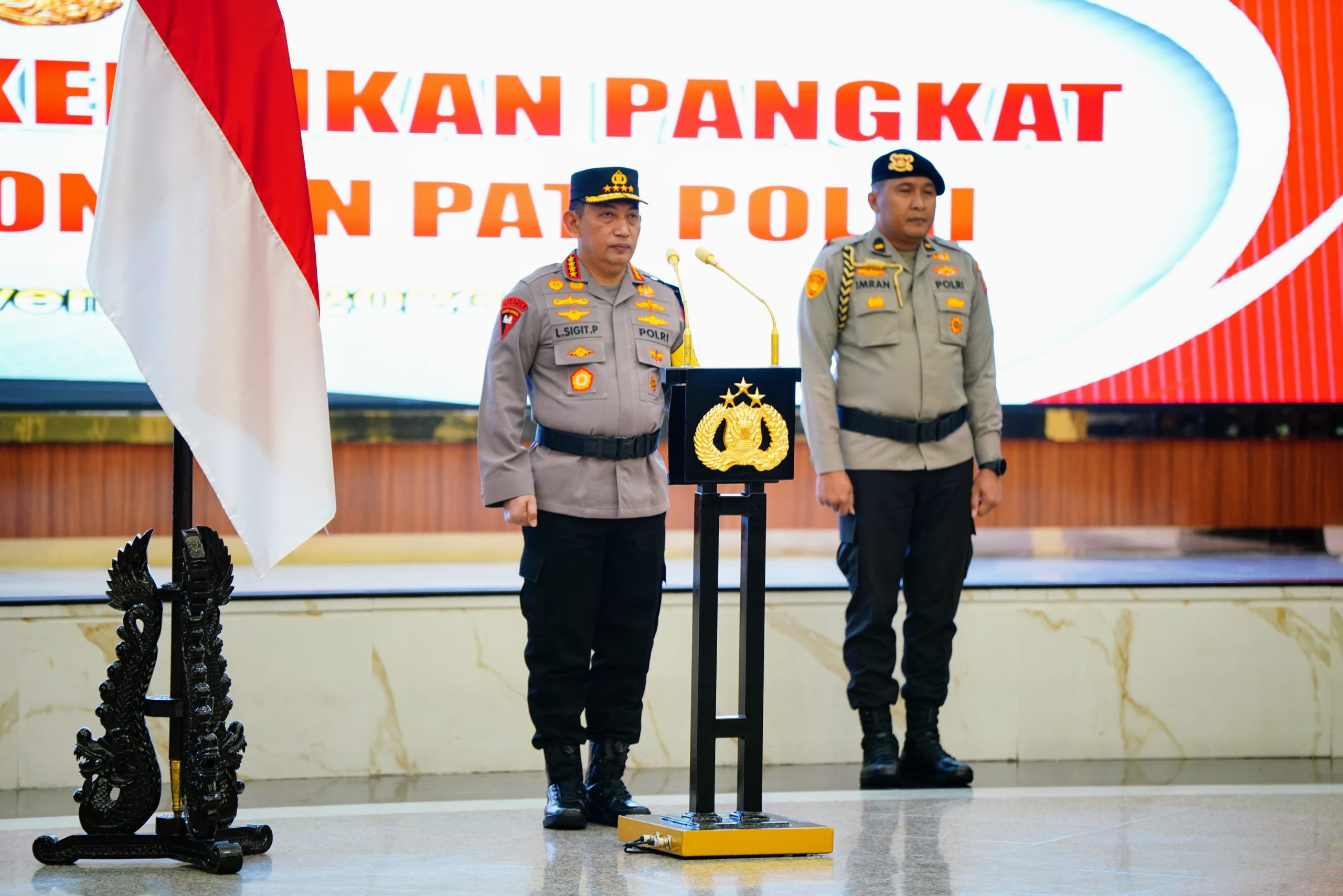 Polri Naikan Pangkat Setingkat Lebih Tinggi ke-13 Pati