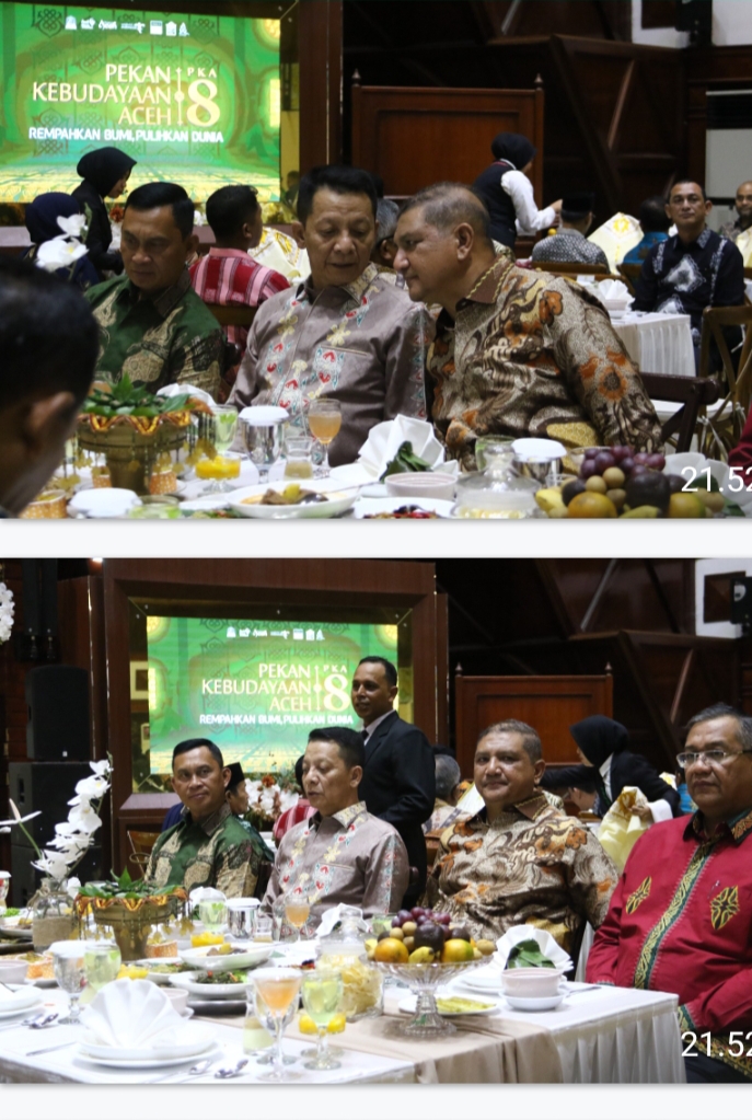 Brigjen Armia Fahmi Wakapolda Aceh Hadiri Gala Dinner PKA Ke-8