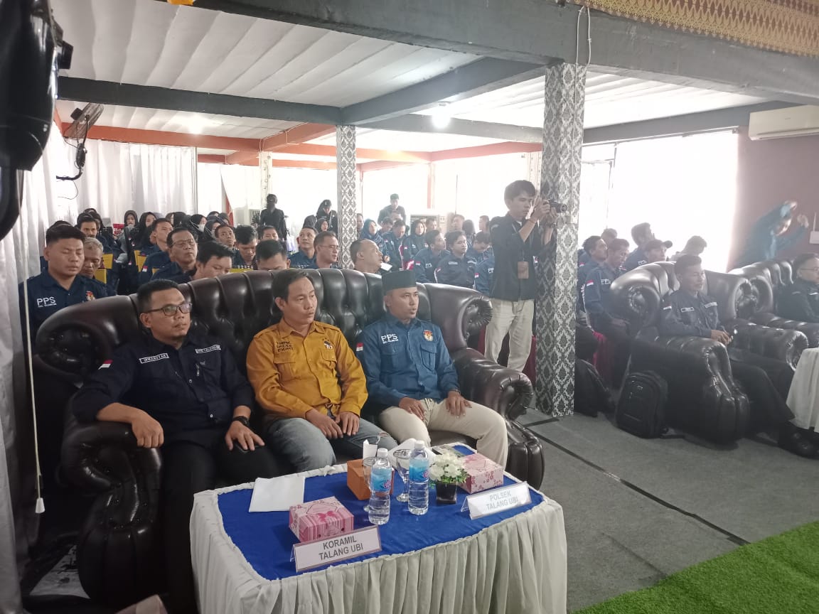 Polsek Talang Ubi Hadiri BIMTEK KPPS Persiapan Pemilu 2024