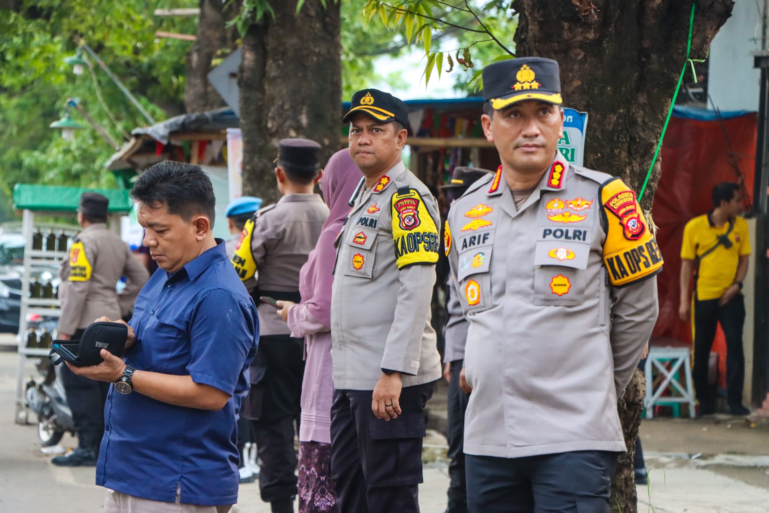 Polresta Cirebon Amankan Kampanye Capres Ganjar Pranowo di UMC