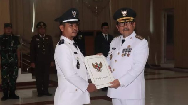 Askarno Sudah Di Lantik Kini Desa Gempol Kecamatan Gempol Kabupaten Cirebon Punya Kuwu Baru