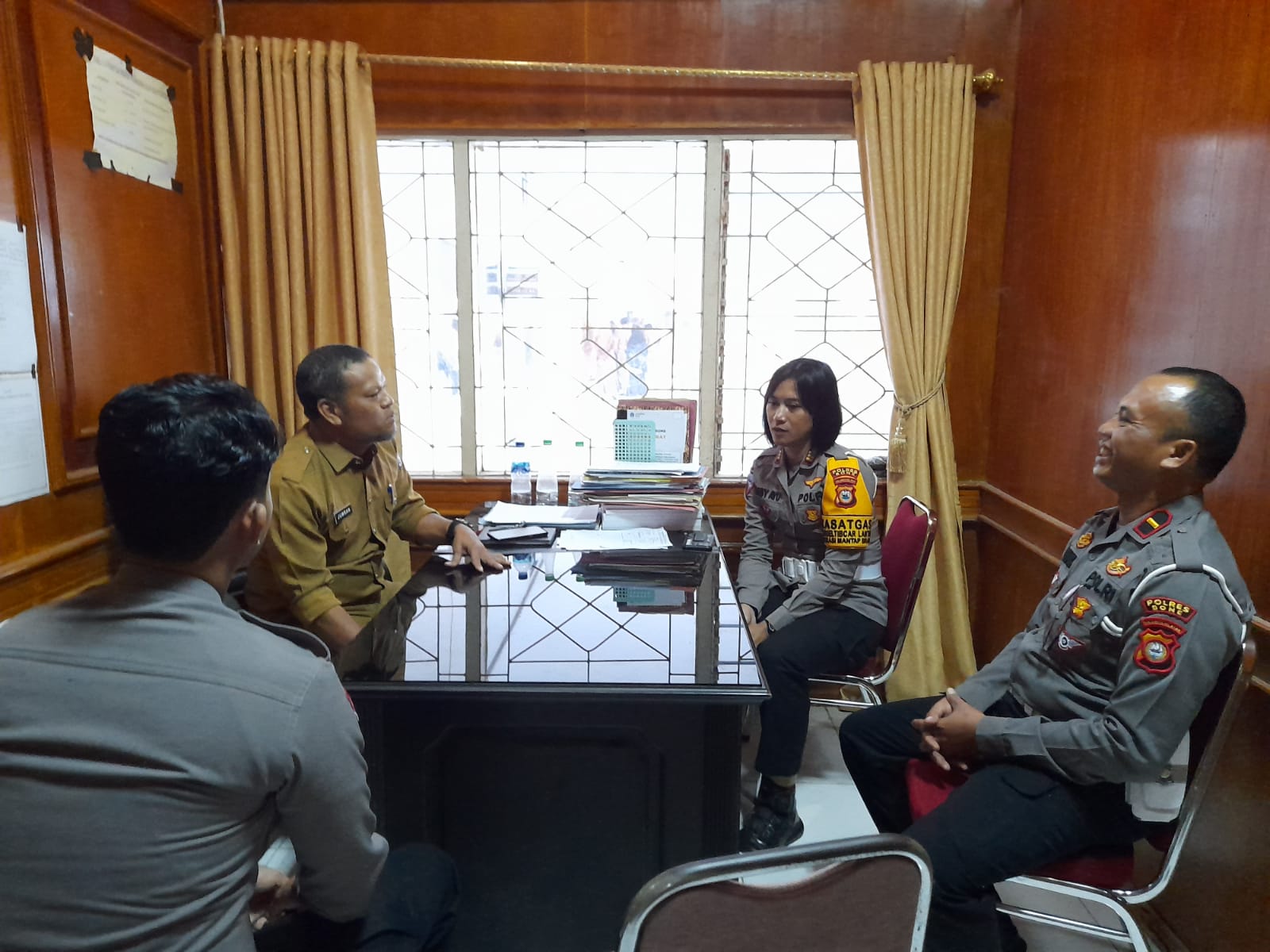 Kasat Lantas Polres Bone Rakor Bersama Dinas PU Bone, Ini Yang Dibahas