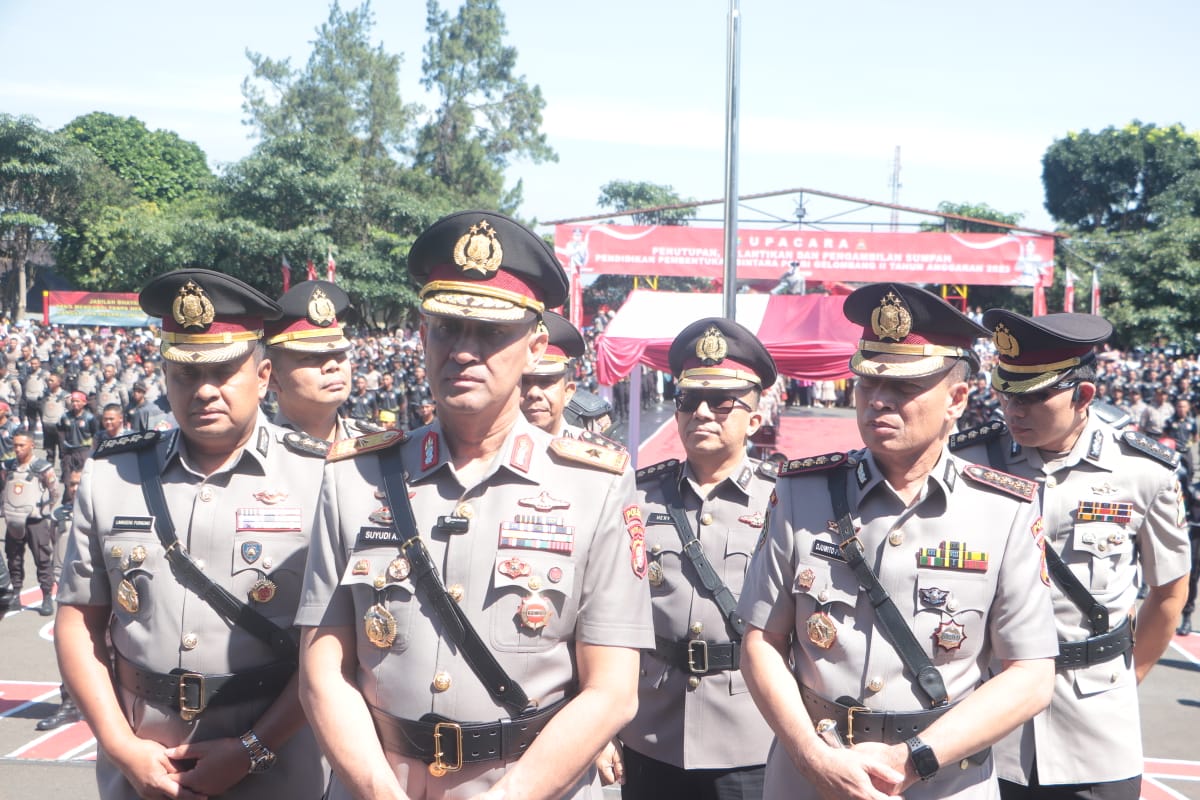 Pelantikan Bintara Polri Gelombang II tahun 2023, Begini Pesan Wakapolda Metro Jaya