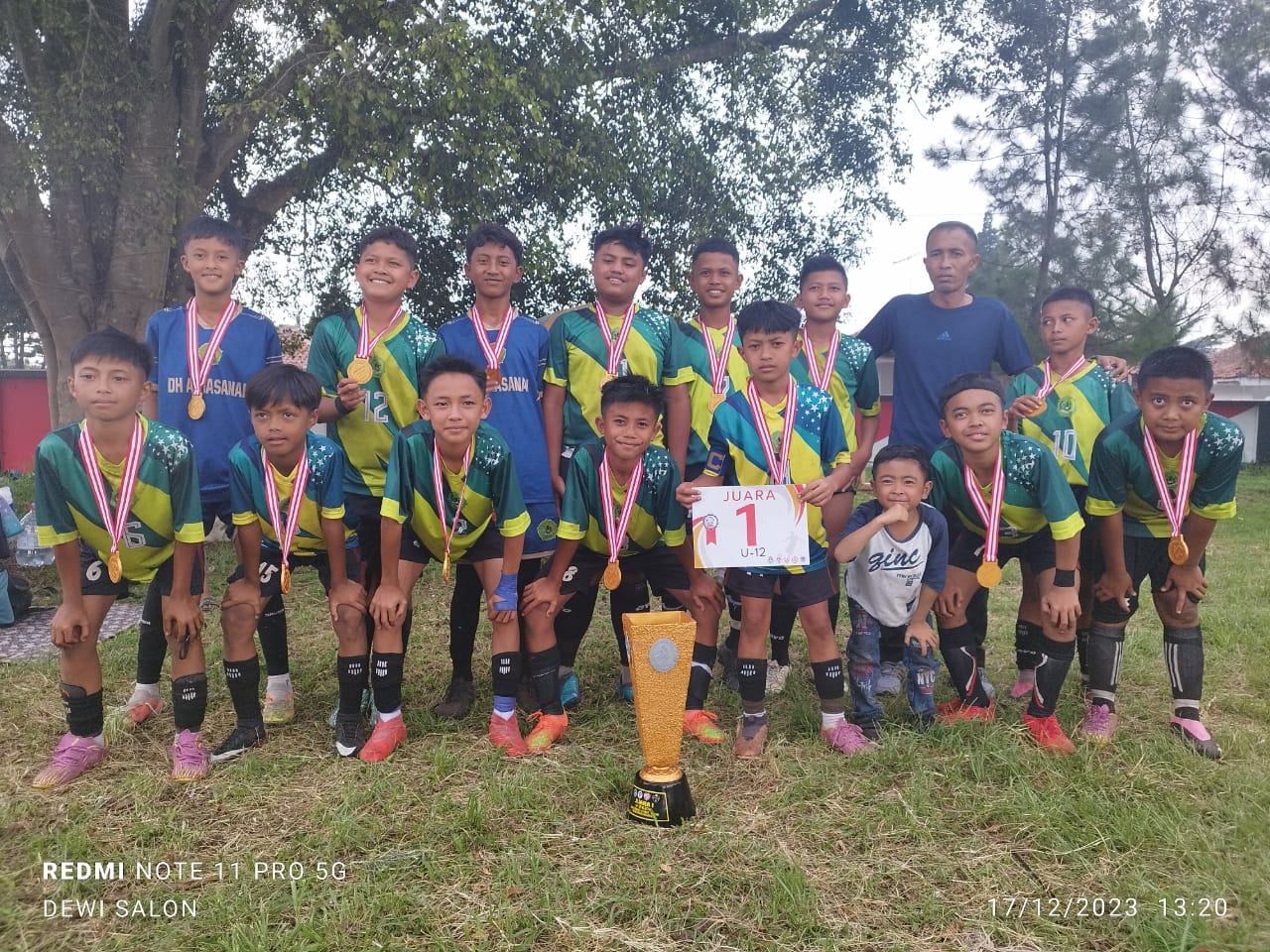 Sepak Bolla Usia Dini Dreams ComeTrue Campions Senasional di Lapangan Polri Lembang